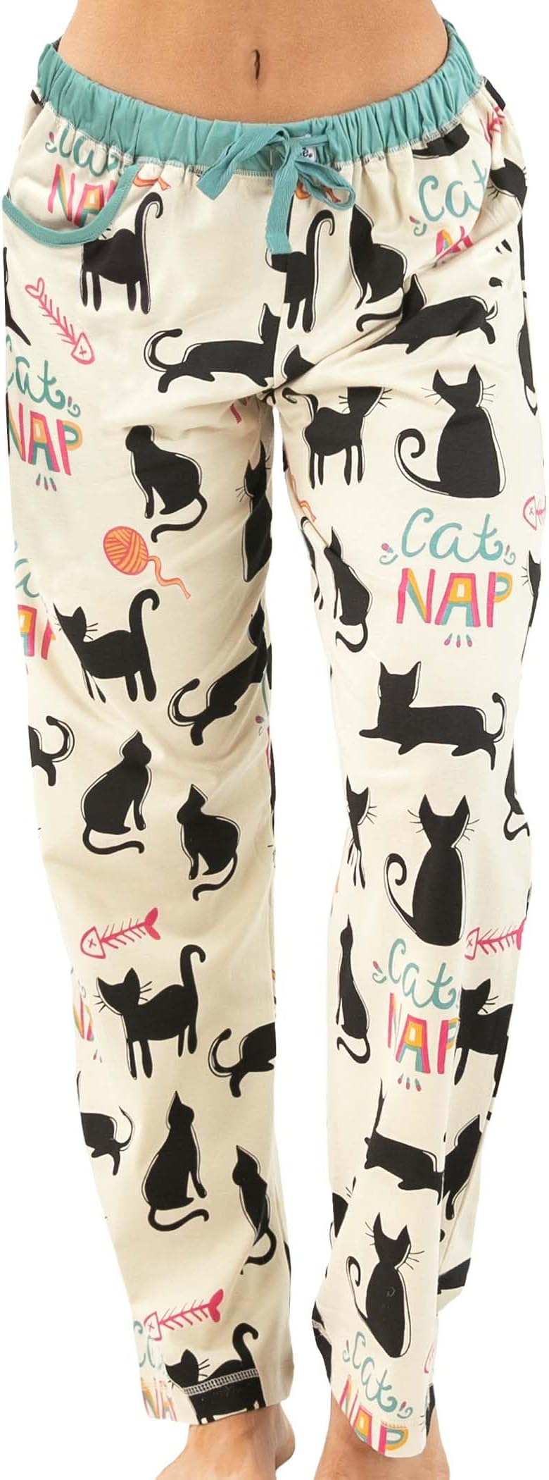 Pajamas for Women, Cute Pajama Pants, Cat and Dog Pajamas for Women, Comfy Women's PJs