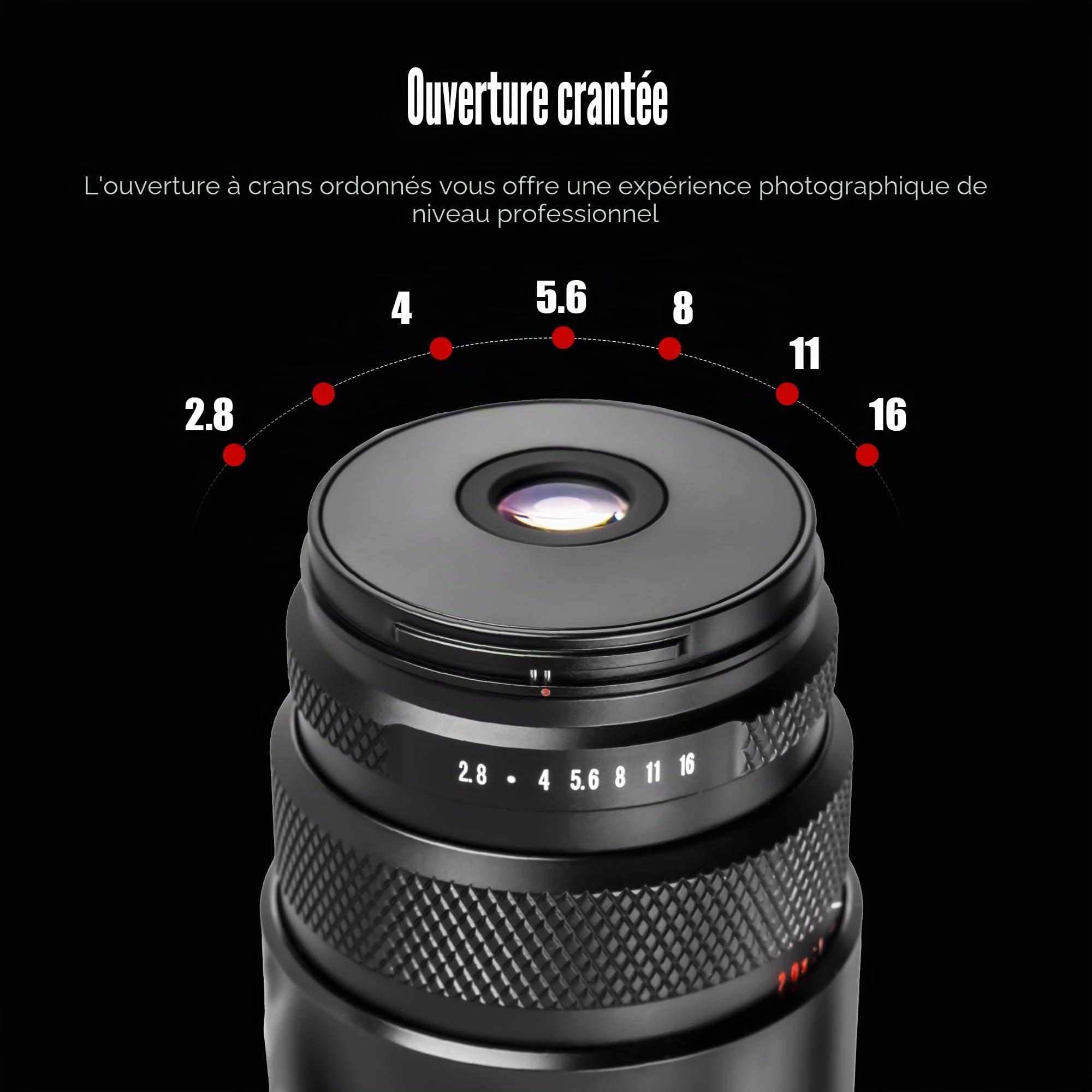 AstrHori Objectif Ultra Macro 25 mm F2.8 2X-5X, Mise au Point Manuelle Plein Format, Compatible avec Les appareils Photo sans Miroir Leica/Panasonic/Sigma L S1,S1R,S1H,S1K,S5,FP,SL1,SL2,T,TL,TL2,etc.
