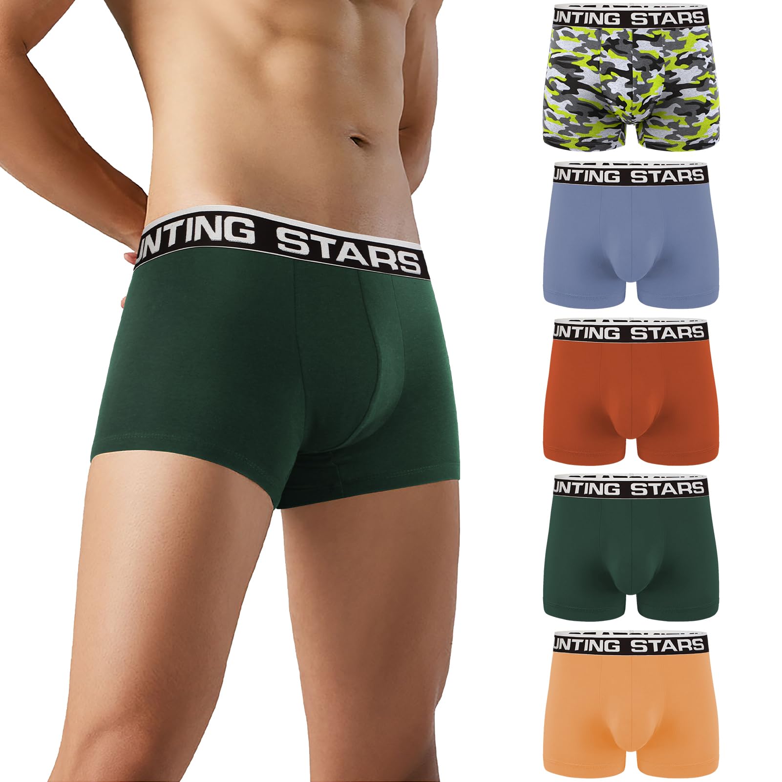 Natural Feelings 2-10er Herren Unterhosen Männer Baumwolle Boxershorts Herren Pack Unterwäsche Men