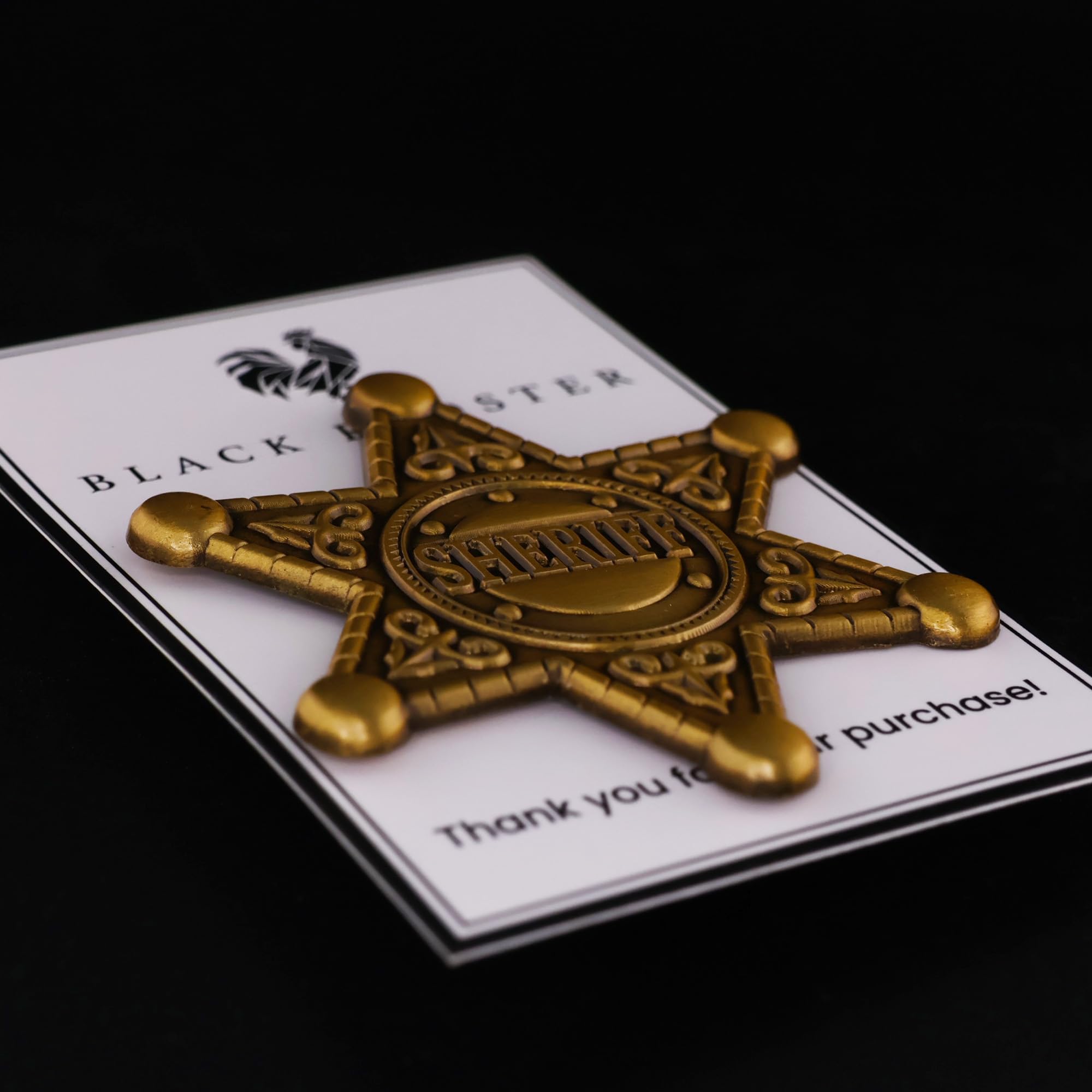 Premium Metal Sheriff Badge, Fancy Dress & Costume Accessory for Adults & Kids - Image 2