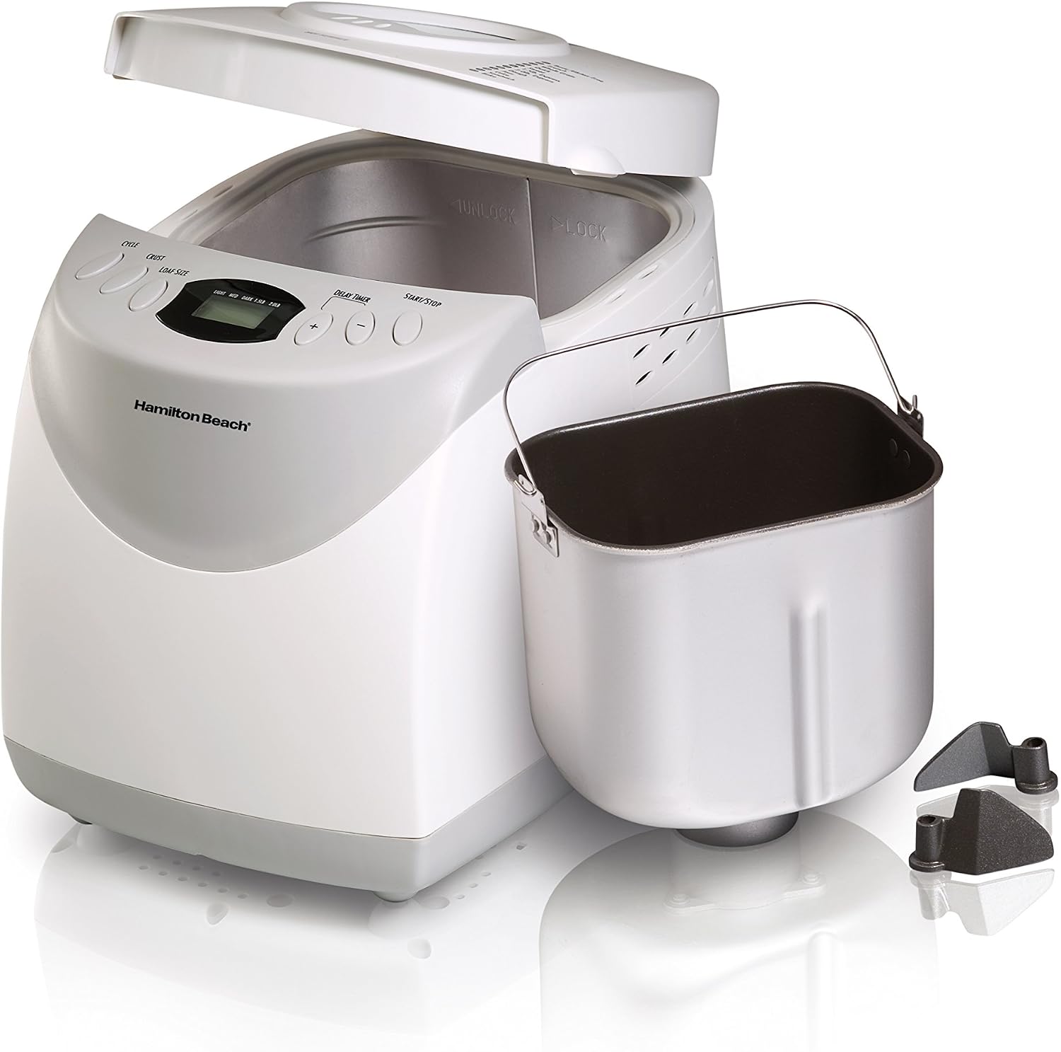 Hamilton Beach 29881 2-Pound Bread Maker, White (Discontinued)