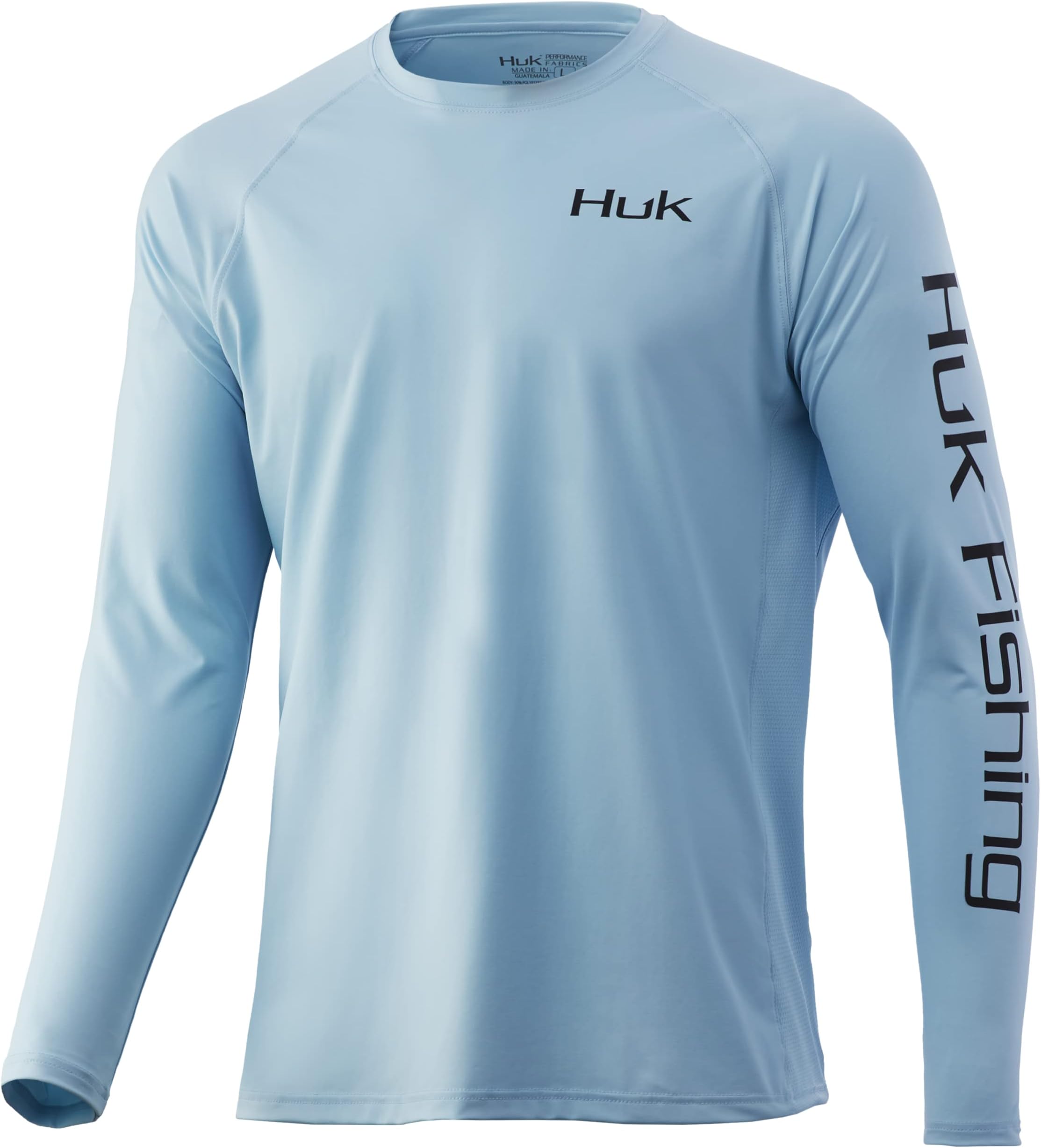 HUKMen's Pursuit Face On | Long Sleeve Performance Fishing Shirt With +30 UPF Sun Protection Long Sleeve