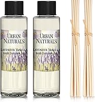 Vista 101 de Urban Naturals Recambio de difusor de varillas de aceite de eucalipto y salvia y varillas Eucalipto, salvia, menta, lima y madera de cedro, 4