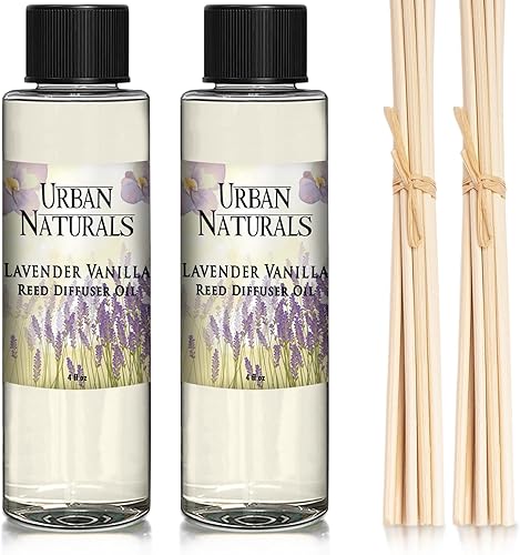 Miniatura 99 de Urban Naturals Citrus Bliss - Recambio de aceite de difusor de caña perfumada con mandarina y pomelo + varillas de repuesto | Aroma cítrico fresco y