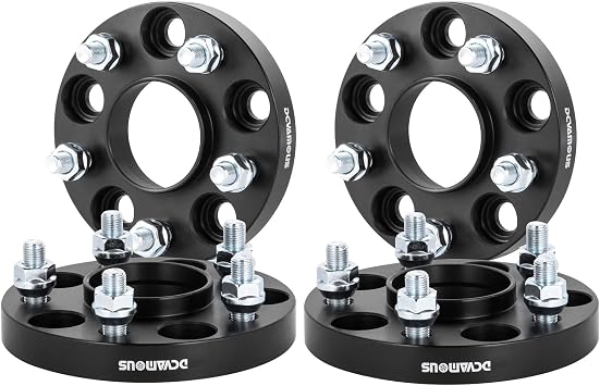 4pc Forged 5x4.5 Hubcentric Wheel Spacers 20mm Thick 12x1.5 Stud 64.1mm Hub | Compatible with Honda-Acura 5 Lug 5x114.3 Rim for 1998-2026 Accord5 Lug, 2006-2026 Civic, 1997-2026 CRV, Integra TSX RDX