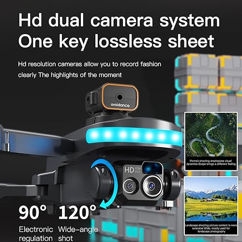 Miniatura 6 de GoolRC Drone de control remoto con cámara 720P Cámara dual Evitación de obstáculos WiFi FPV Bolsa de almacenamiento Paquete Trayectoria Vuelo Gesto