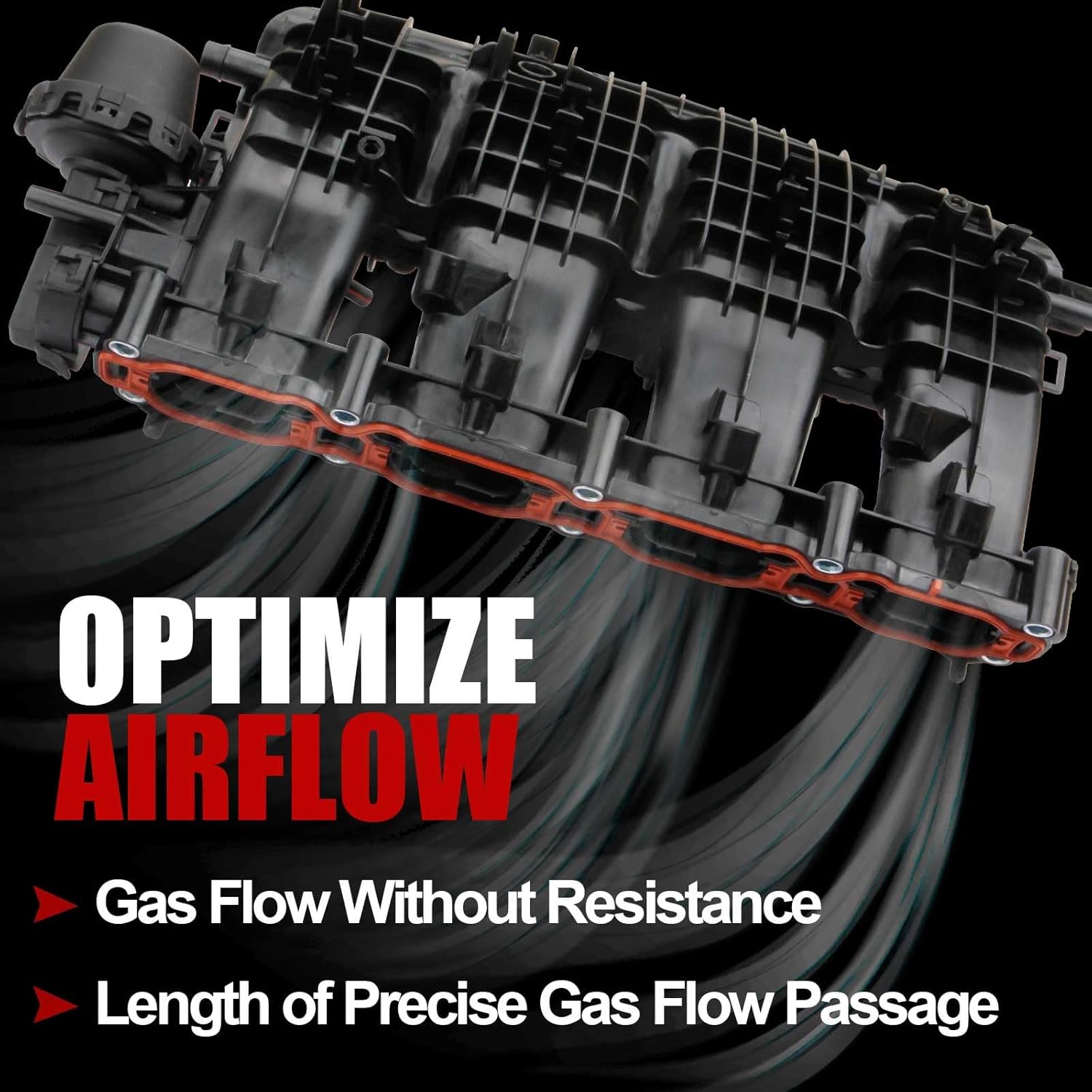 MITZONE Automotive Intake Manifold Compatible With VW Jetta Beetle Passat SportWagen Volkswagen Golf Alltrack 2013 2014 2015 2016 2017 2018 2019 1.8 2.0 L