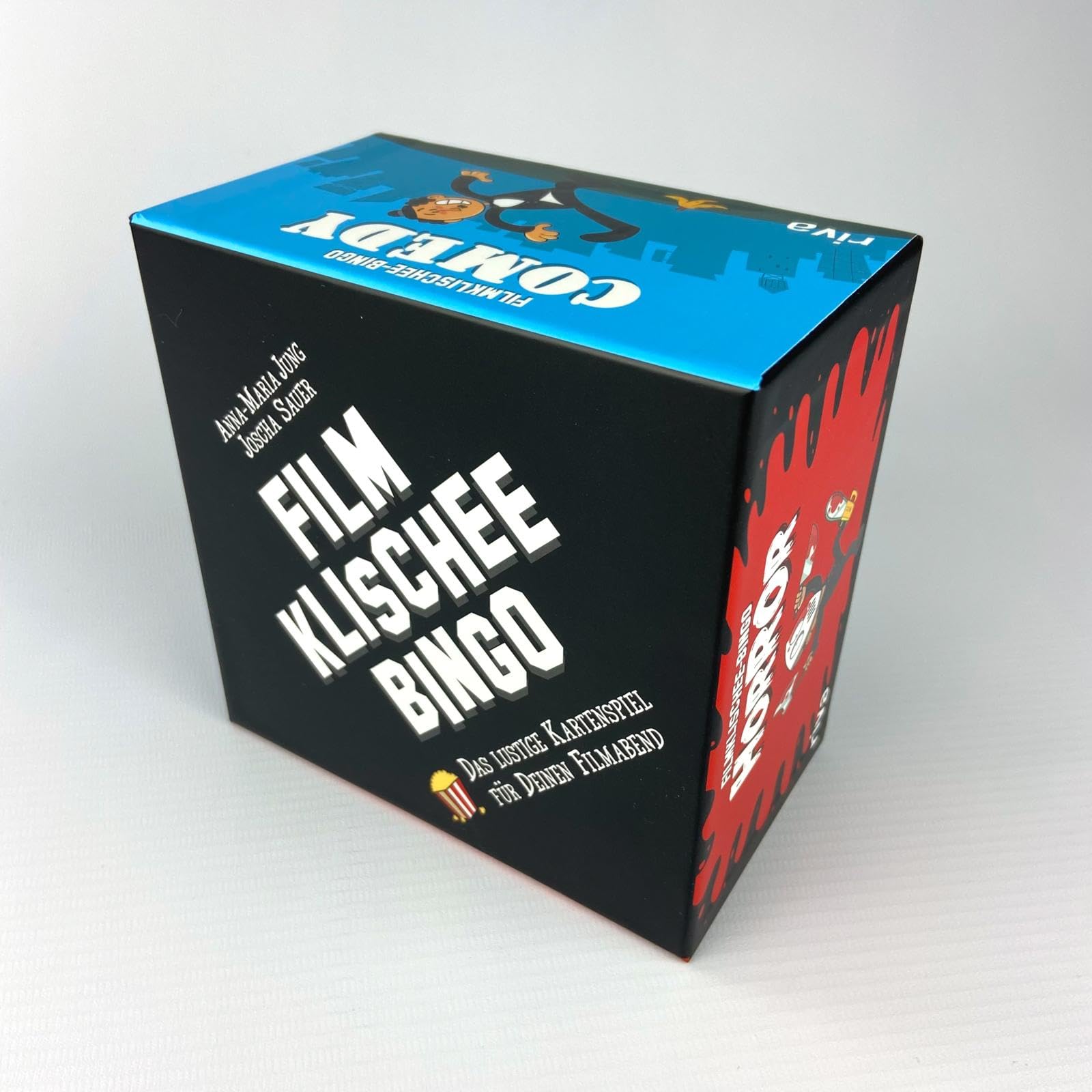 Filmklischee-Bingo: Das lustige Kartenspiel für deinen Filmabend | Gemeinschaftsspiel für Jugendliche und Erwachsene. Das perfekte Geschenk für Filmfans ab 12 Jahren
