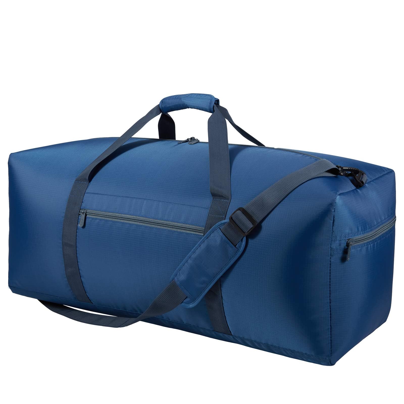 iFARADAY Foldable Duffle Bag 30 inch 75L Large Lightweight Luggage Bag for Travel Camping Storage-Blue