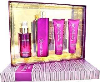 Perry Ellis Fragrances Orquídea Perry ellis 18 para mulheres – conjunto de presente de 4 peças, 9 ml