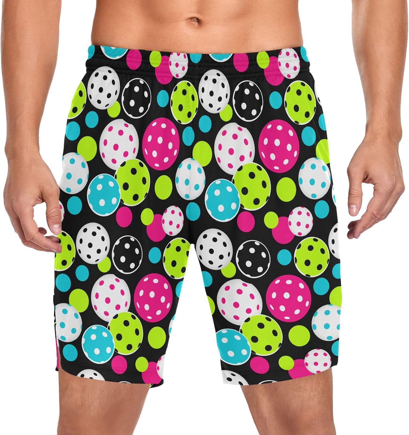 Men's 2 in 1 Athletic Running Shorts Lightweight Workout Gym Training 7" Shorts with Liner and Pockets