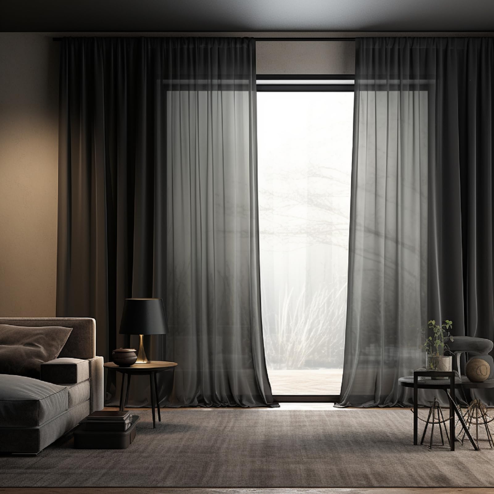 NAKIHOUSE Voile Curtain - Image 2