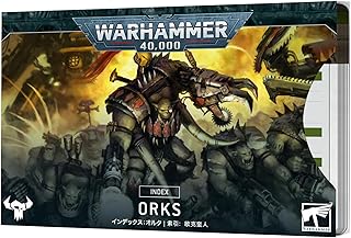 Games Workshop Warhammer 40k - Index Cards: ORKS