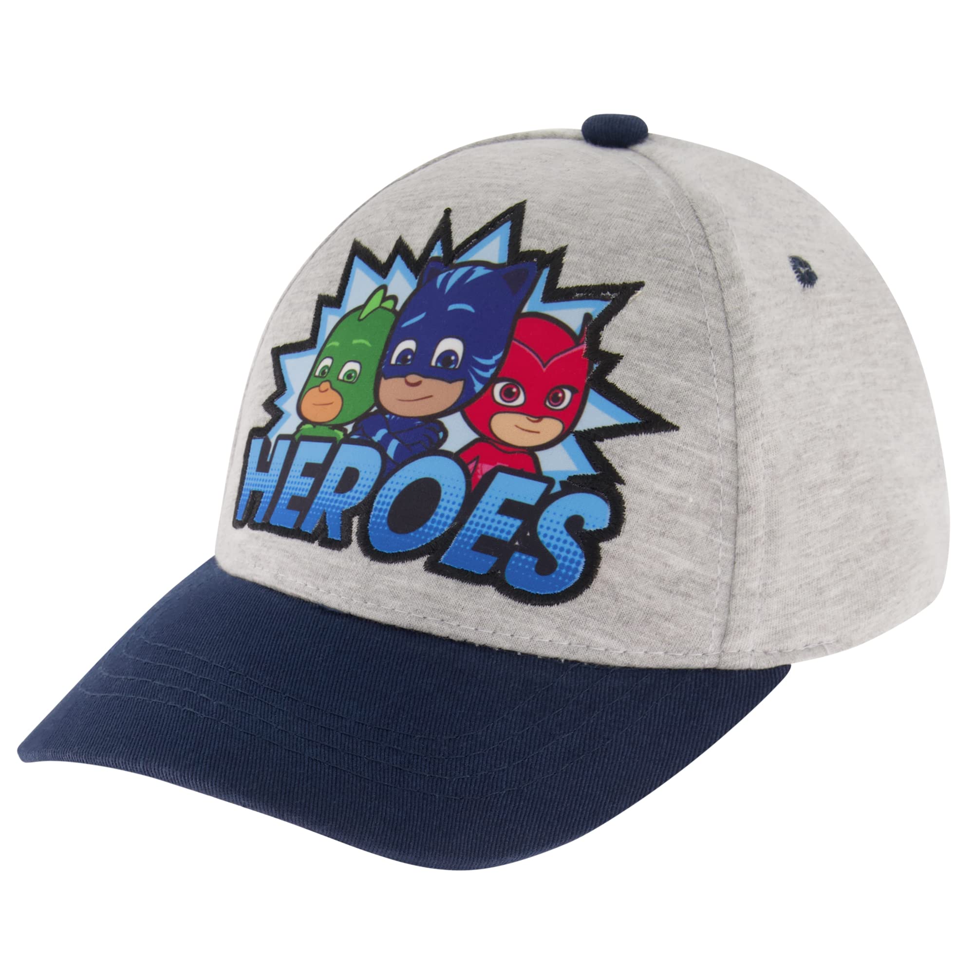 PJ Masks Boys Baseball Cap and Adjustable Toddler Hat, Ages 2-4 Or Boy for Kids Ages 4-7
