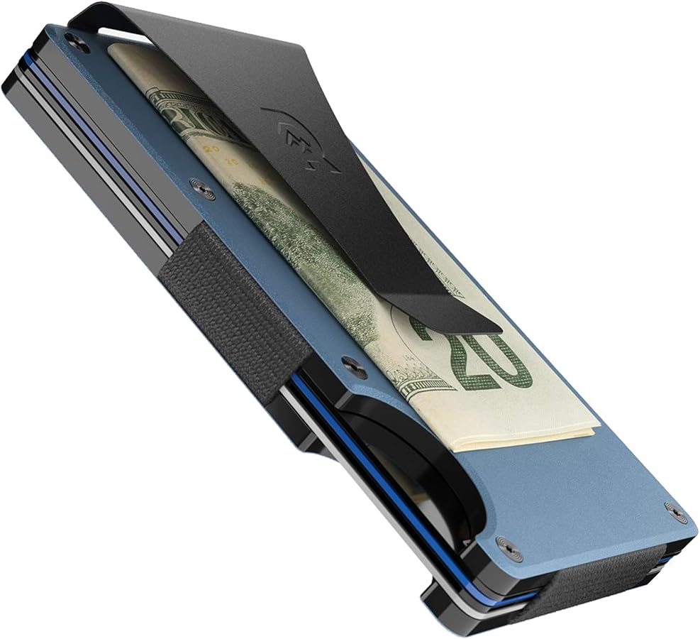 Amazon | [ザ リッジ] 札入れ チタニウム マットコバルト free size