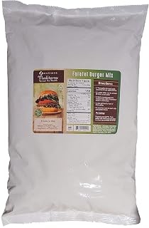 Mediterra Falafel Burger Mix - Vegan Gluten-Free Kosher Bulk 5.5 LB Yields 42 Patties No Deep Fry