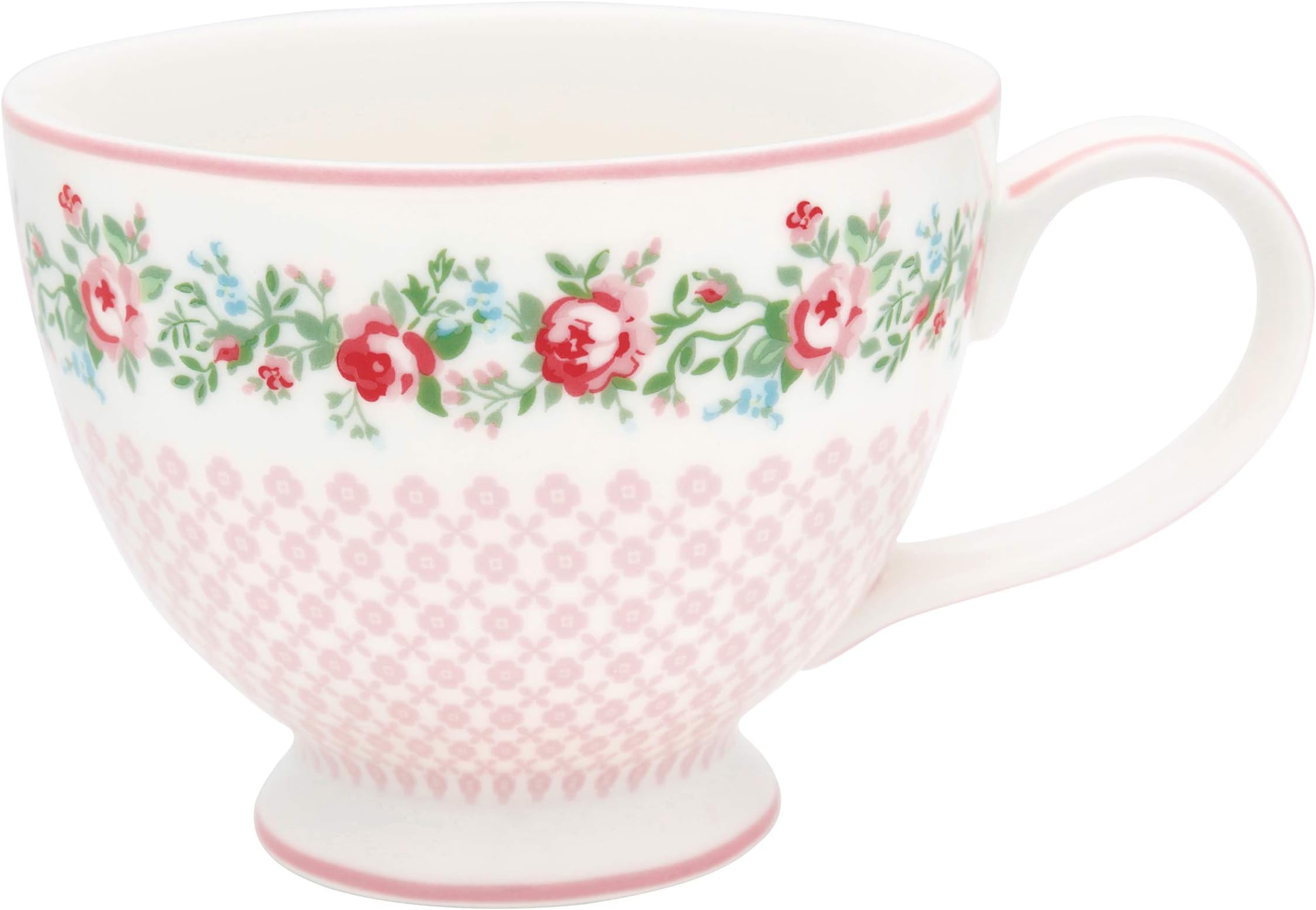 GreenGate Gabby White Tea Cup