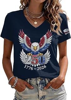250 Anniversary USA Shirt Women 4Th of July Shirts 1776-2026 250Th Birthday T-Shirt Patriotic Tops