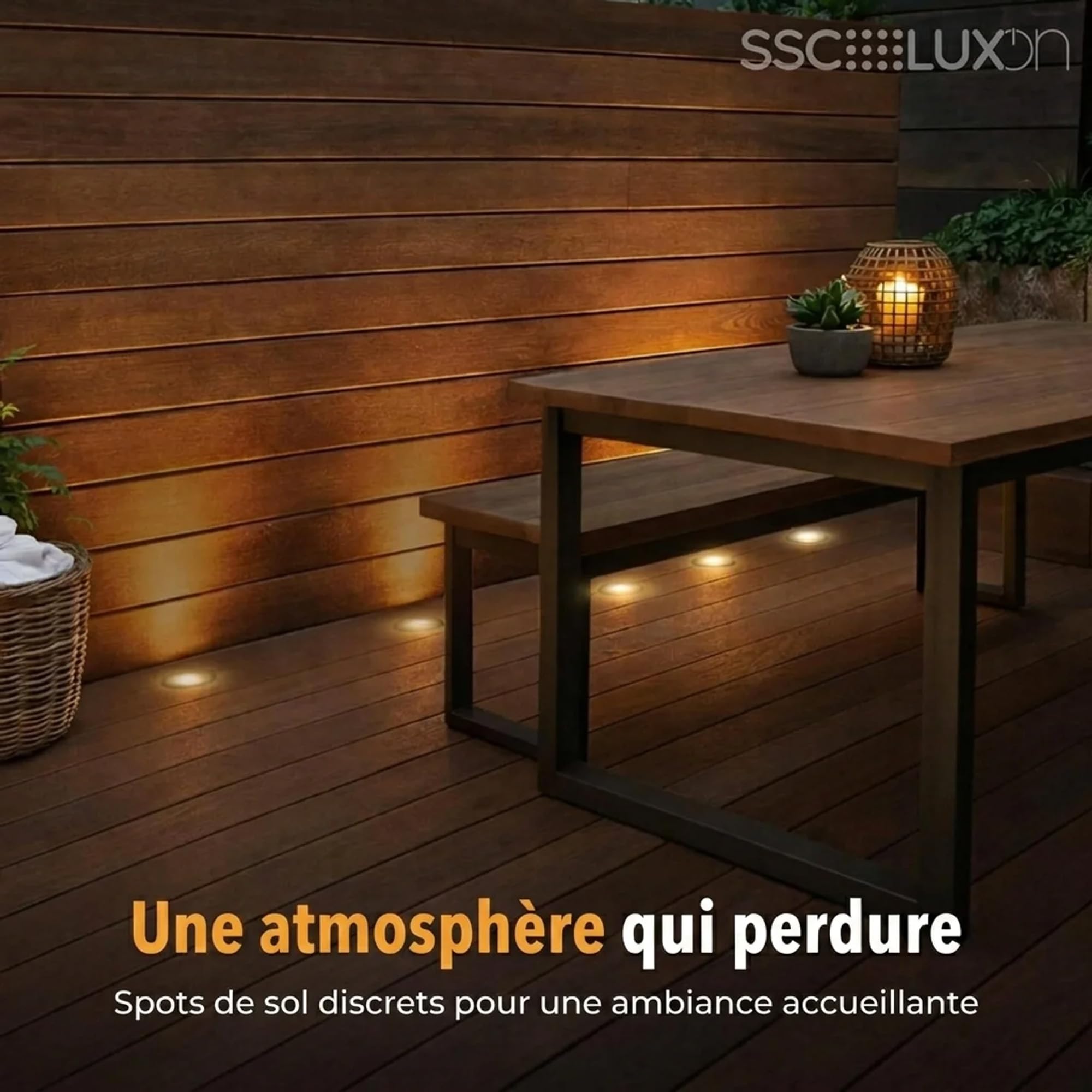 SSC-LUXon JAVO Spot encastrable LED pour l'extérieur 230 V IP67