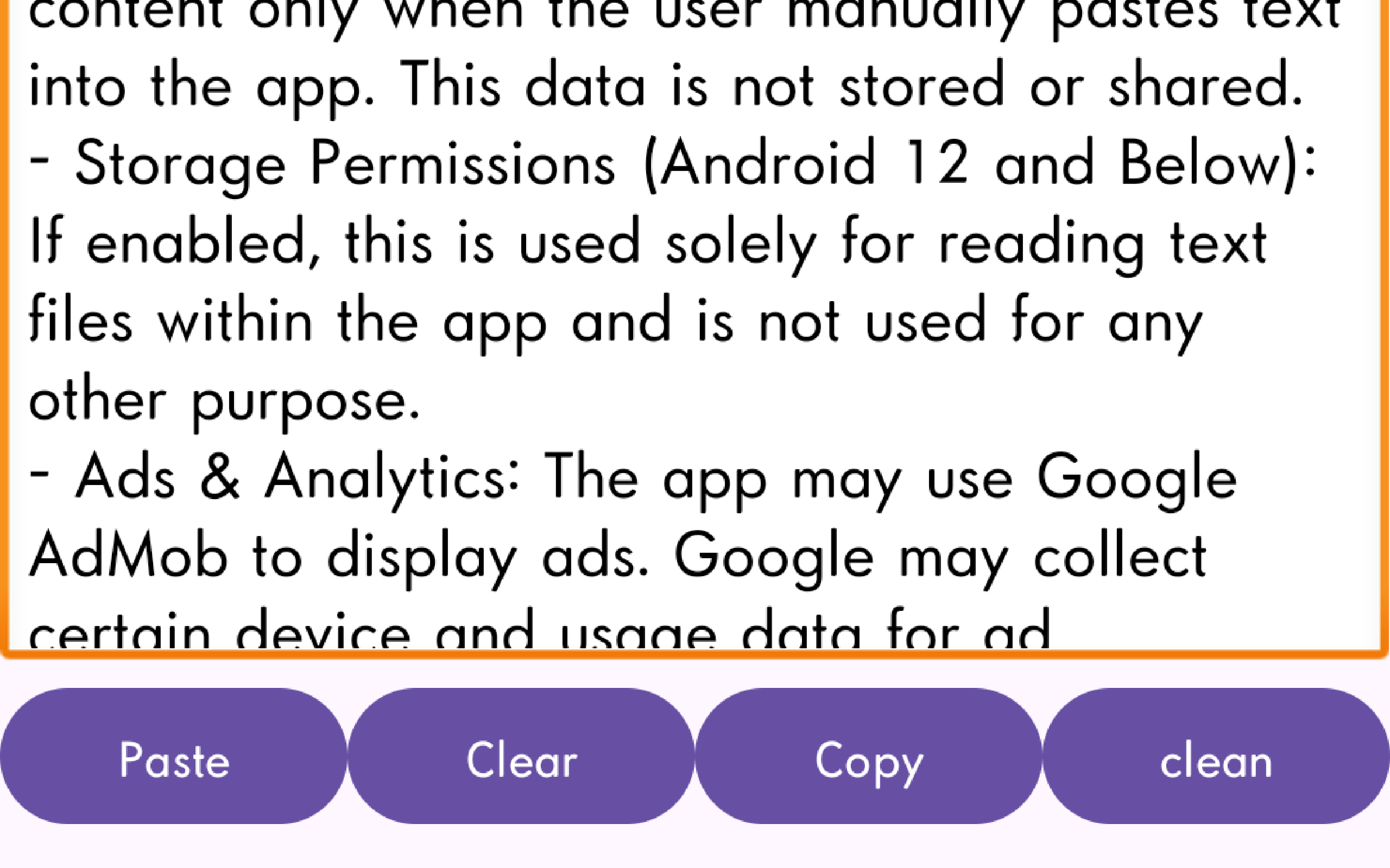 Clear Text - App on the Amazon Appstore
