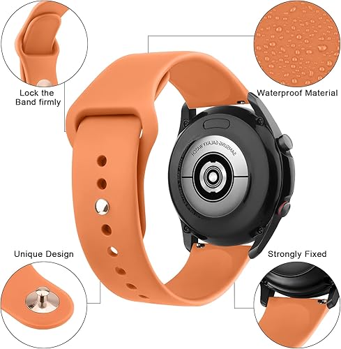 Vista 36 de Meliya Correas compatibles con Samsung Galaxy Watch 6 de 1.575 pulgadas, 1.732 pulgadas, Watch 6, correa clásica de 1.732 pulgadas, 1.772 pulgadas