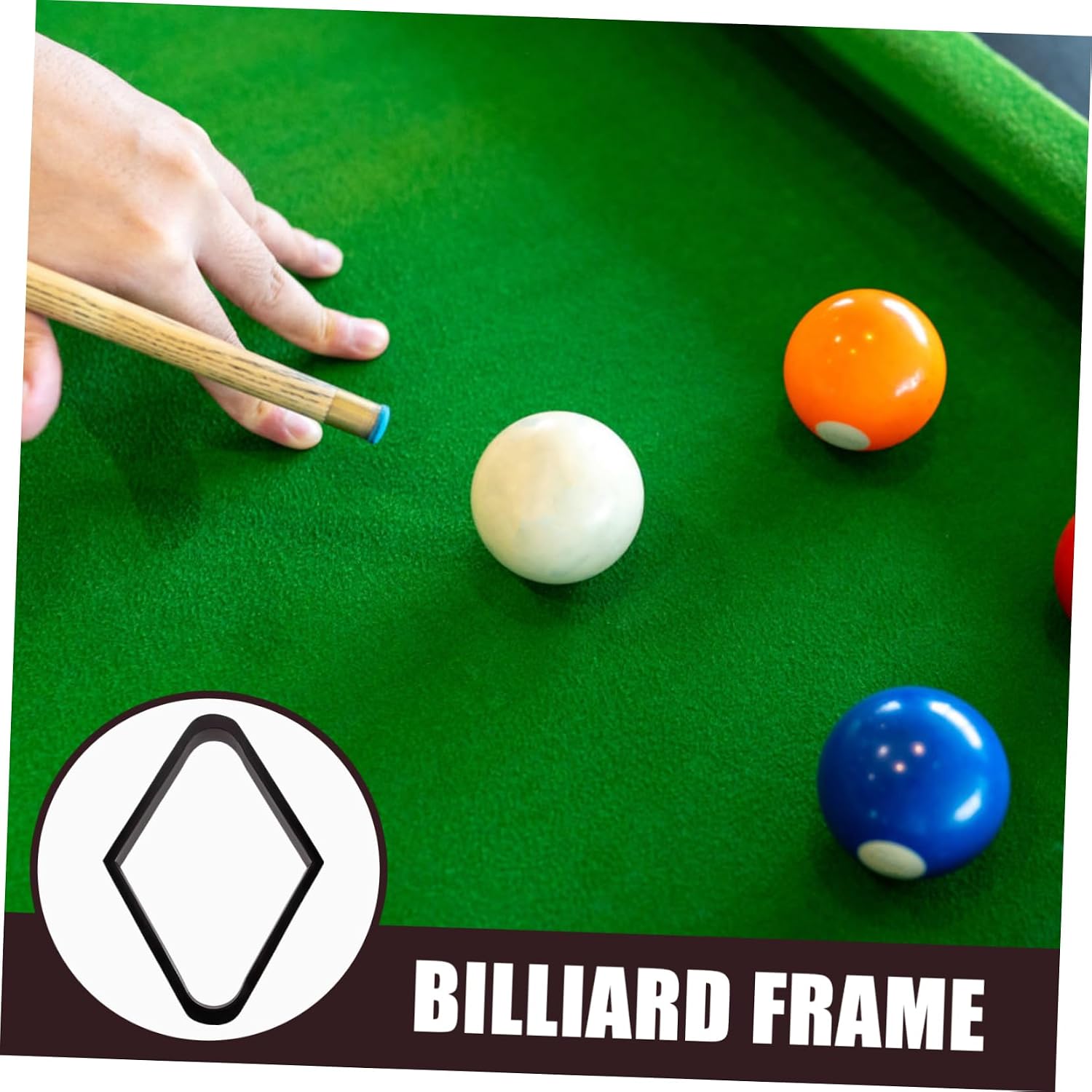 Snooker Balls Frame Rhomb Billiard Rack Pool Table Rack Billiard Balls Holder Accessory