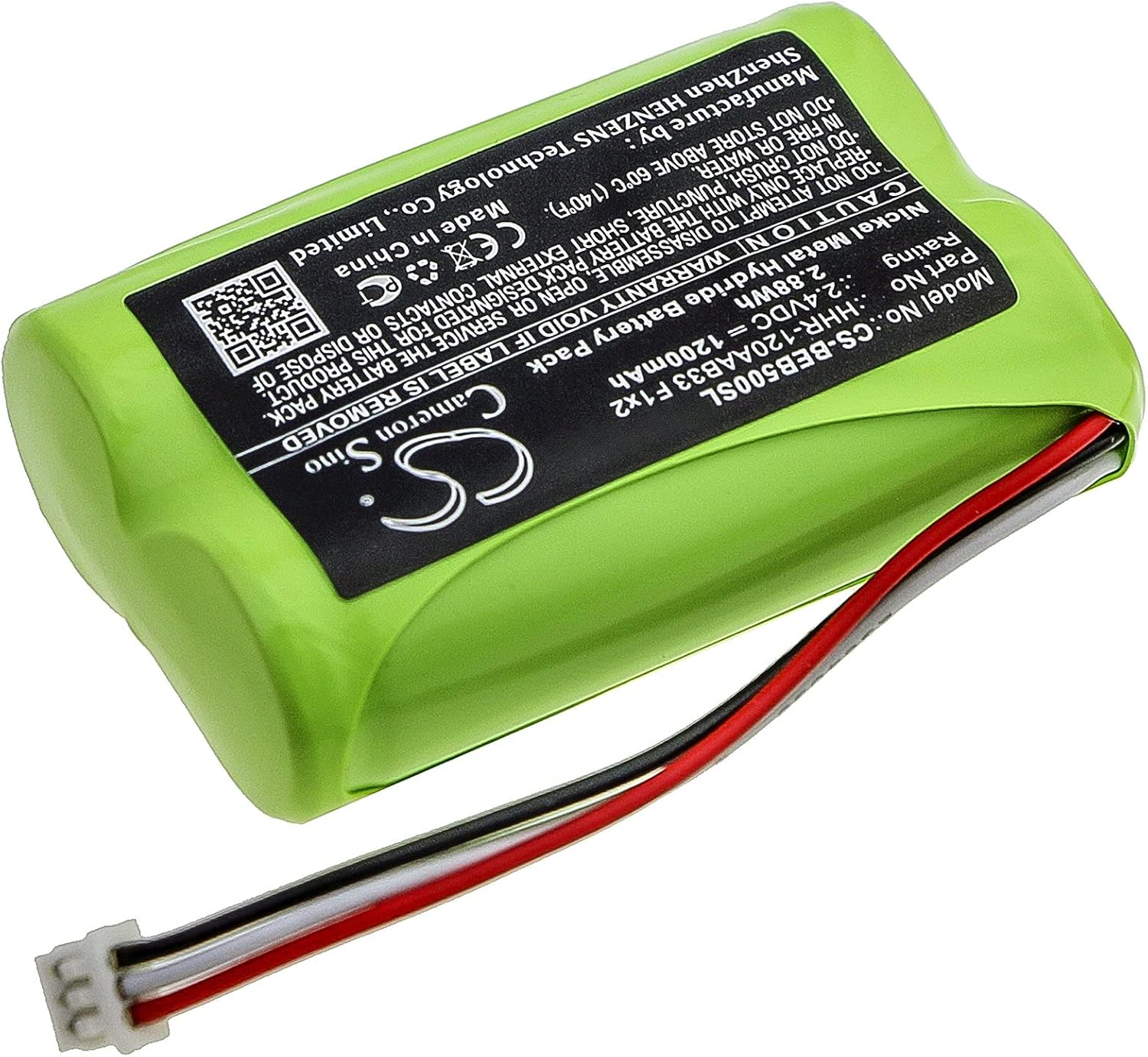 HHR-120AAB33 F1x2 Battery for Bang & Olufsen Beo5 Remote Controller, 1200mAh - Sold by smavco