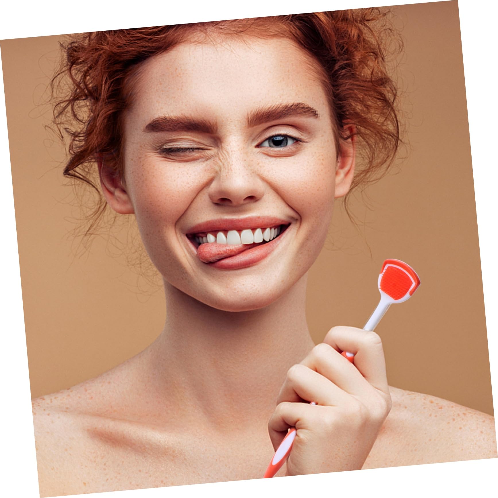 FRCOLOR 3 Set Raschietto Per Lingua Riusabile Con Micro Setole Per Orale Facile Usare E Antiscivolo Per Rimuovere Residui E Odori Dalla Lingua 2 Pezzi*3