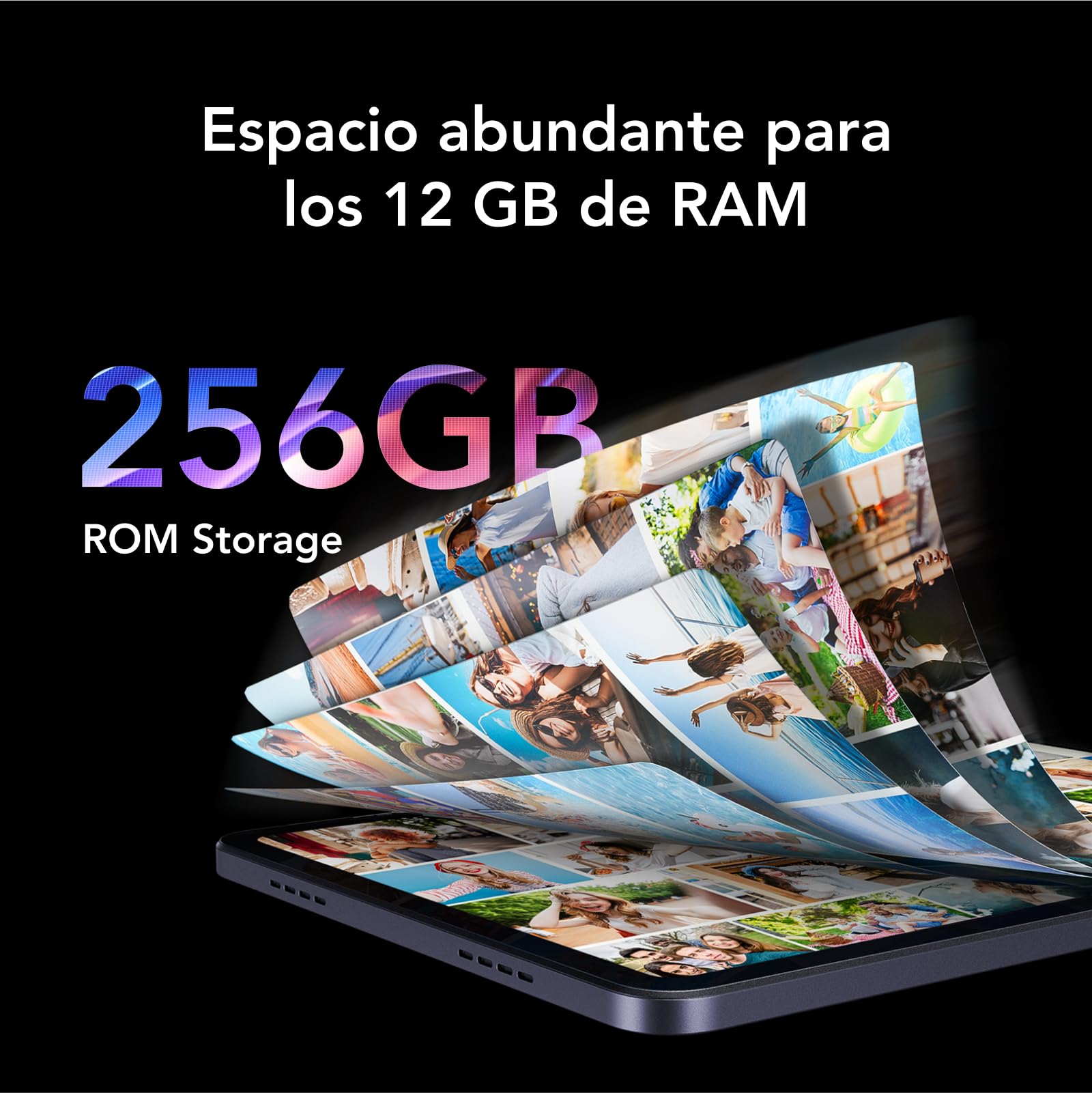 TCL Tab 11 Gen 2 WiFi - Tablet de 10.95" FHD+, Octa-Core, 6GB de RAM (+6GB Extensión RAM), Memoria de 256GB Ampliable por MicroSD a 1TB, 8000 mAh de Batería, Android 14, Gris