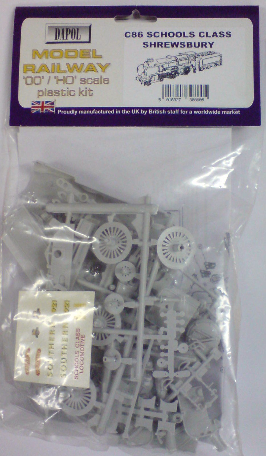 Dapol Model Schools Class "Shrewsbury" Locomotive Plastic Kit - OO Scale 1/76