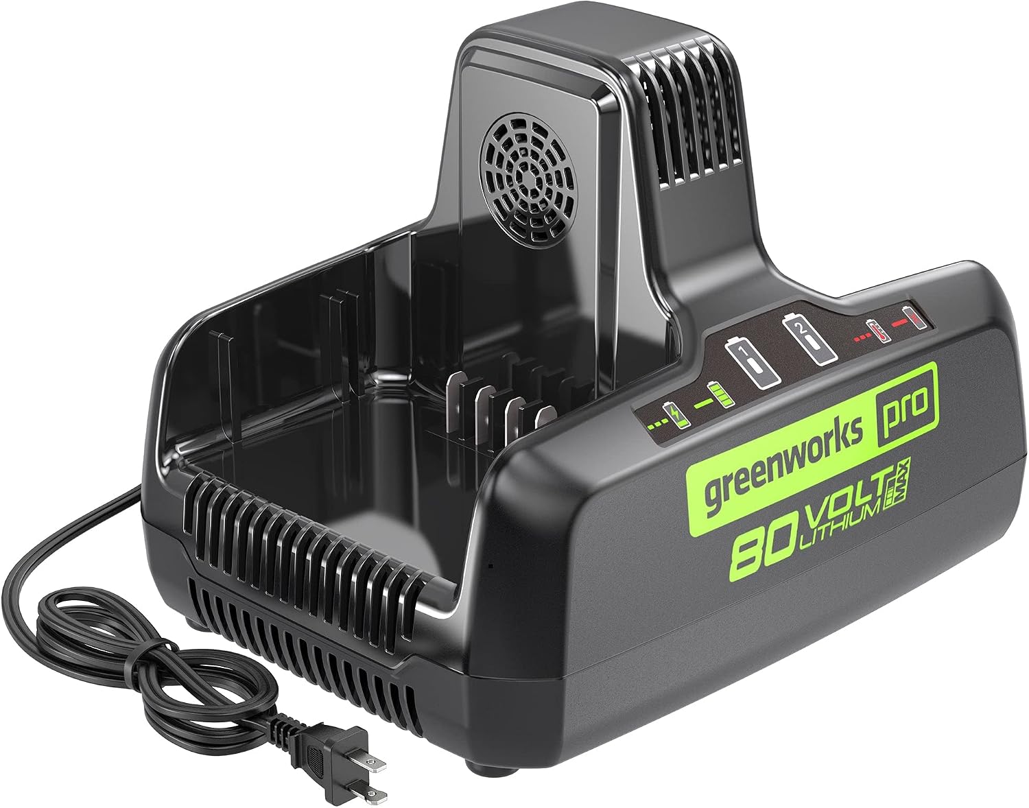 Greenworks 80V 8.0 Ah Dual Port Battery Charger