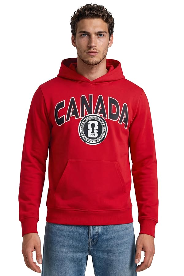 FIFA Men's Canada RED Hoodie by FIFA - Used condition - CA$41.76
