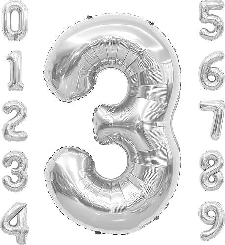 Vista 165 de Globo de número, globos de números de 40 pulgadas, globos de número degradado arcoíris, globo número 1, globo gigante, globo de números de feliz