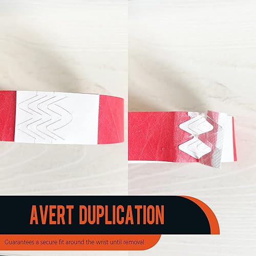 Miniatura 6 de Mr-Label Pulseras de papel imprimibles Tyvek de 800 unidades solo para impresora de inyección de tinta, bandas de boletos impermeables y resistentes