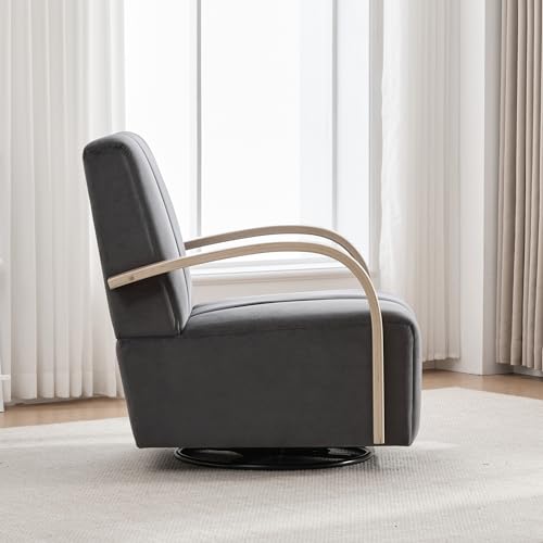 Sillón Plegable Terciopelo Gris miniatura 4