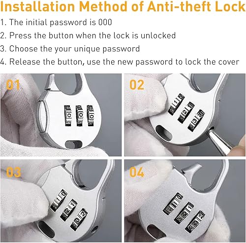 Miniatura 6 de Funda impermeable para automóvil Fo-rd F250 F350 Raptor Pickup Super Crew Cab 5 - 8 pies de largo, cubierta de camión de cama para todo tipo de