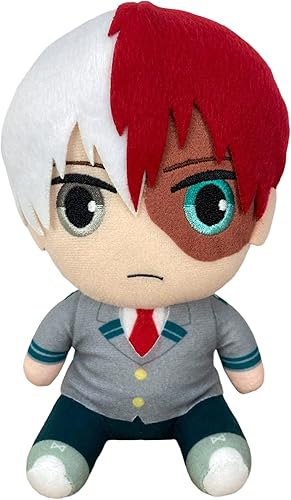 Great Eastern Entertainment My Hero Academia S2 - Todoroki Seifuku - Peluche sentado de 7 pulgadas de alto