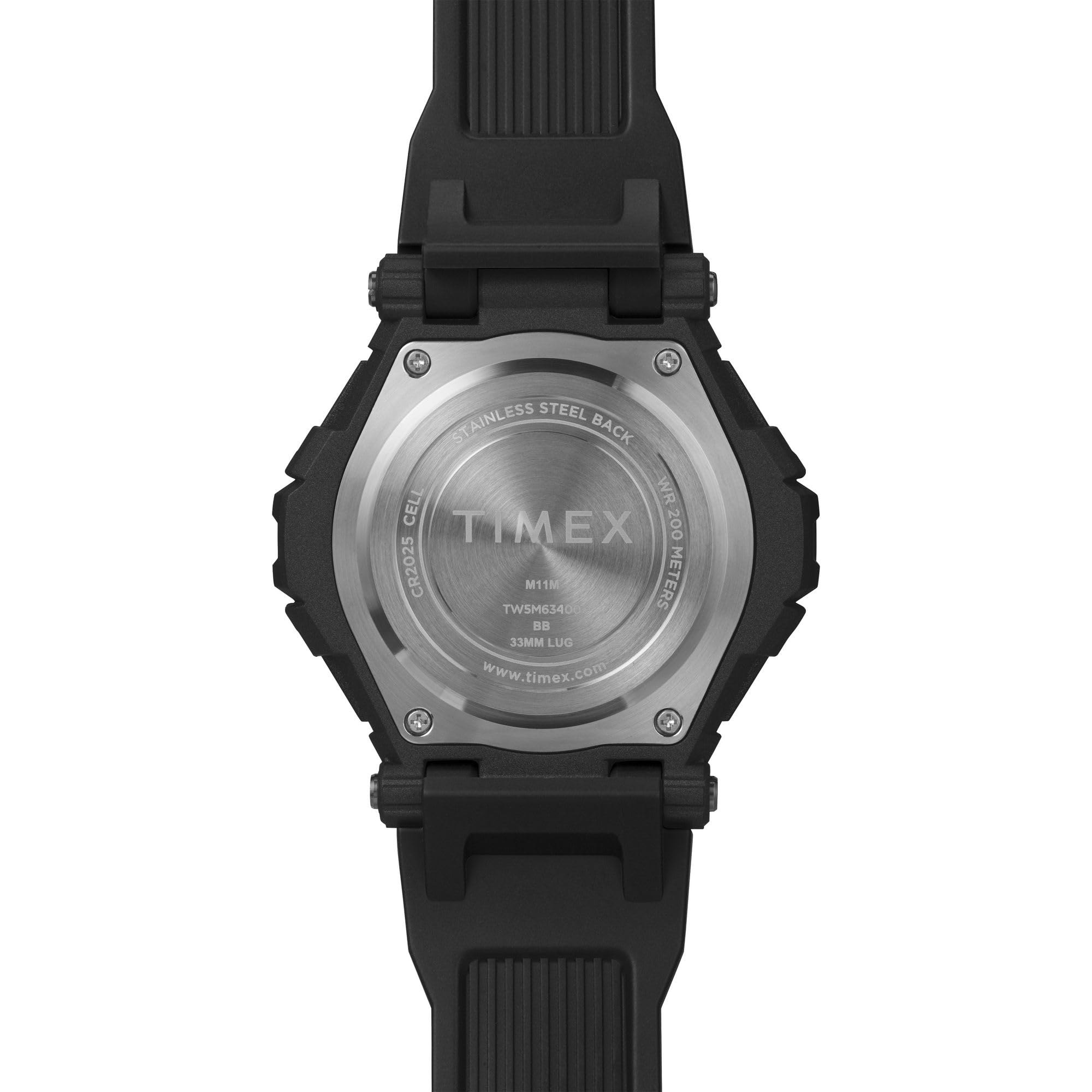 Timex Men's Sport Digital 52mm Resin Strap Watch