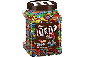 M&M's Milk Chocolate Candies 3Lb 14oz Jar Limited