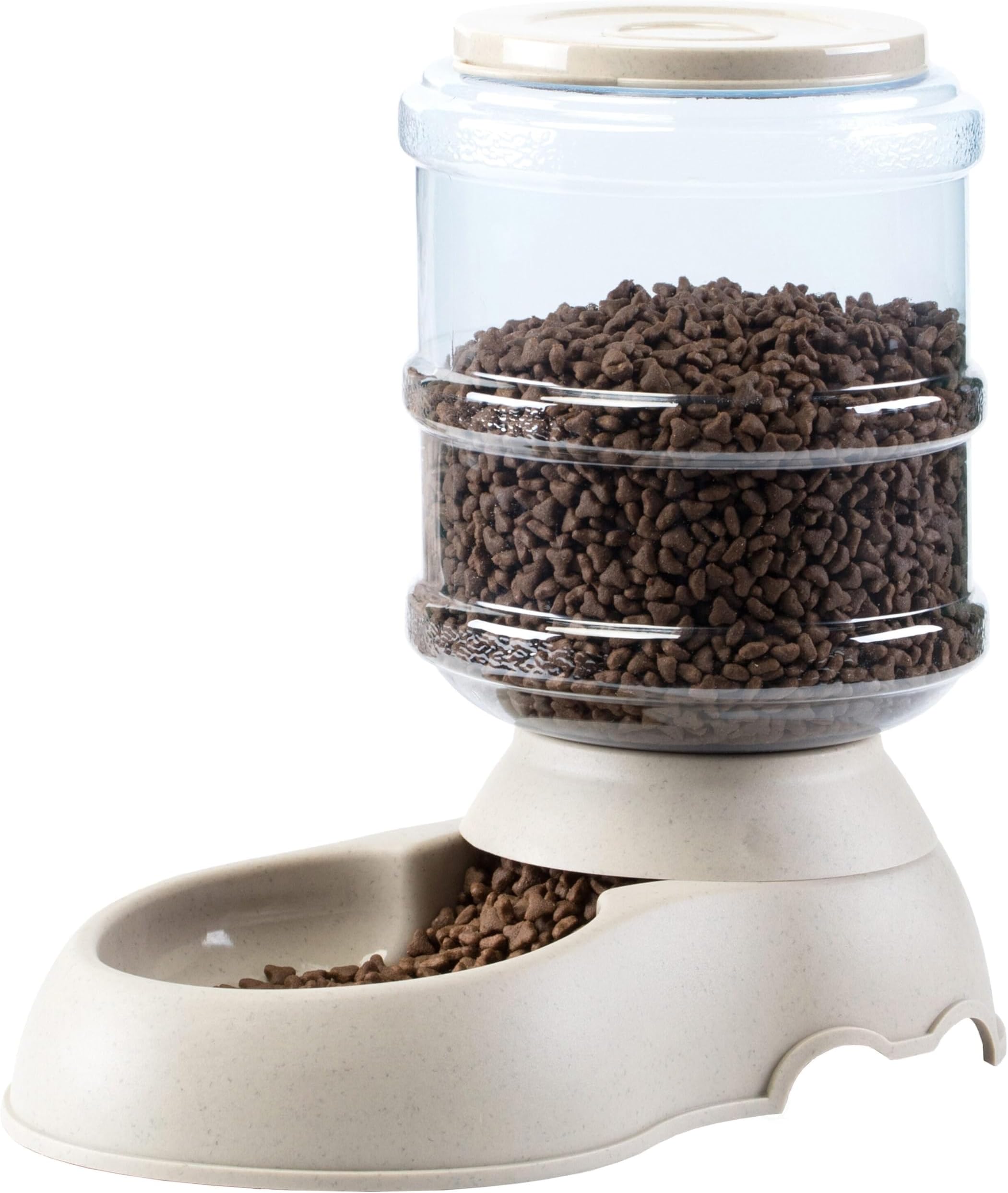 Plastic Dog/Cat Automatic Pet Feeder and Drinker,with 3.5L Bottles, The Feeders Pet Water Food Dispenser Dry Food Feeder Dispenser for Small,Large Dogs,Cats,Pets BPA-Free,_1