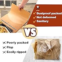 Vista 2 de Forros desechables para freidora de aire CHEFMAN, 125 hojas de papel pergamino compatibles con accesorios para freidora de aire Instant Pot