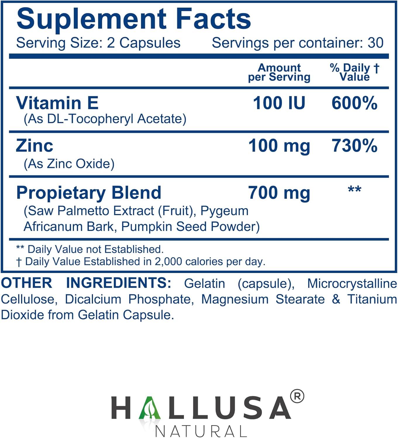 Hallusa Natural Hallprost + Free Hallvigor, 240 Capsules - Saw Palmetto Blend 700mg* Prostate Health Supplement for Men, Korean Ginseng, Urinary Tract & Bladder Support, Reduce Frequent Urination