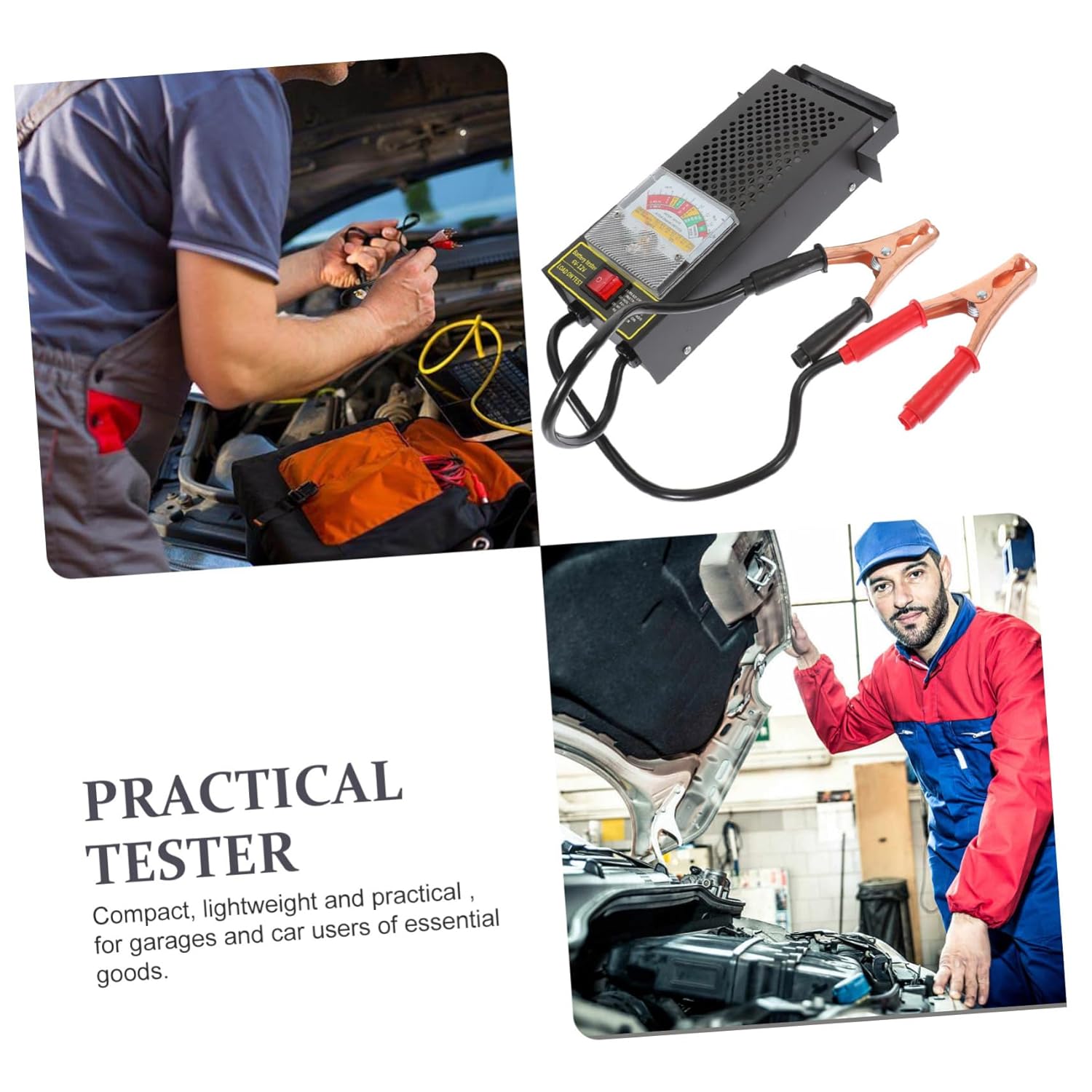Car Battery Tester Automotive Battery System Analyzer for All Acid Digital Tool for Enthusiasts Durable Reliable Performance