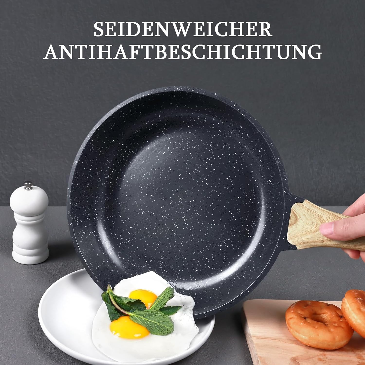 Serpenyő használat közben