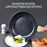 GiPP Granite Serpenyő Fedővel 28cm Indukciós Tapadásmentes Szürke 3