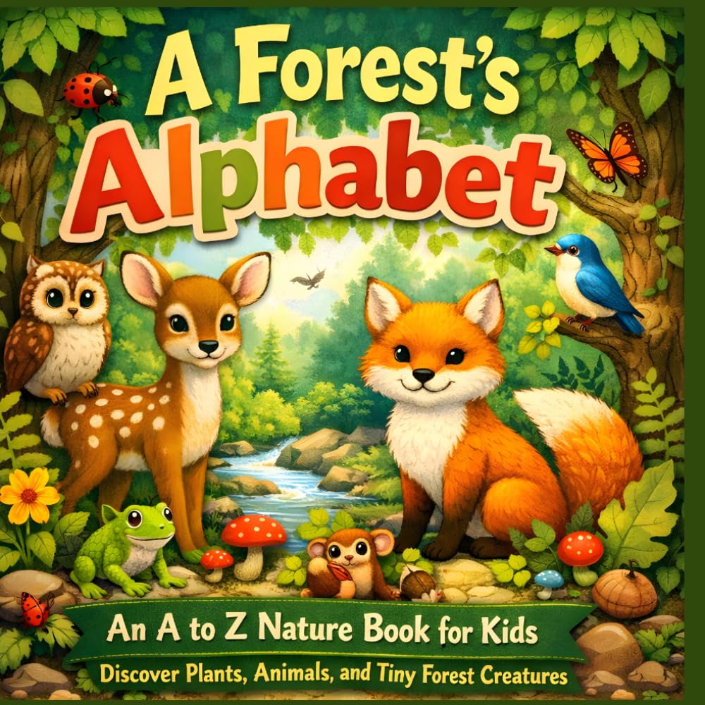 A Forest’s Alphabet: An A to Z Nature Book for Kids — Discover Plants, Animals, and Tiny Forest Creatures
