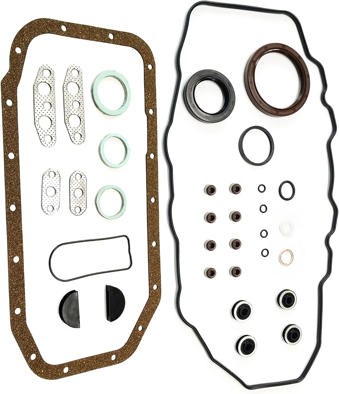 Partsflow Engine Head Gasket Set W/ 10 Head Bolts for Toyota 4RUNNER 1985-1995 for Toyota CELICA 1985 for Toyota Pickup 1985-1995 2.4L SOHC L4 8V, ENG.Code 22RE, 22REC ES71178 HS26185PT-2