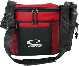 Latitude 64 Slim Shoulder Bag, Disc Golf Bag, Holds 8-10 Discs