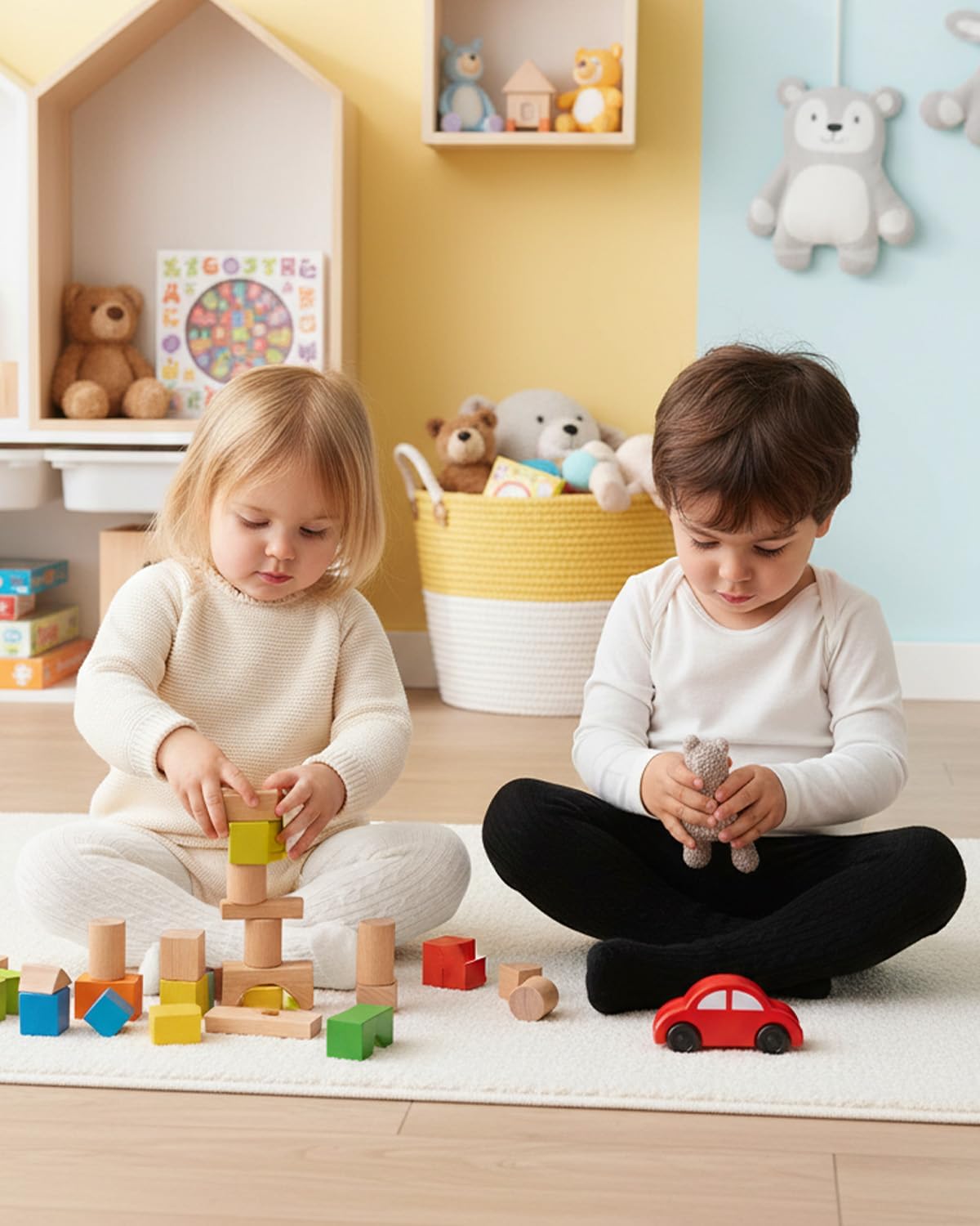 Century Star Toddler Tights for Girls - Cotton Cable Knit Stockings Solid Warm Footed Seamless Leggings 0-12 Years - Image 7