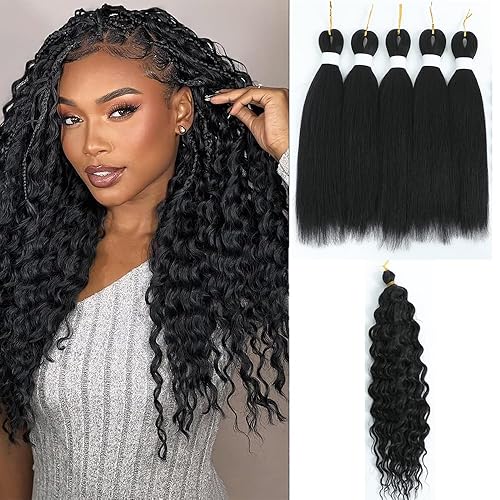 Braiding Hair Boho Braiding Hair Pre Stretched 16 Inch Curly